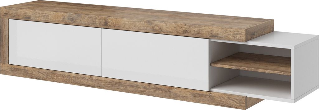 Furniture24 Fernsehschrank Sintra Tv Schrank Lowboard Unterschrank ausziehbar 200-241 cm