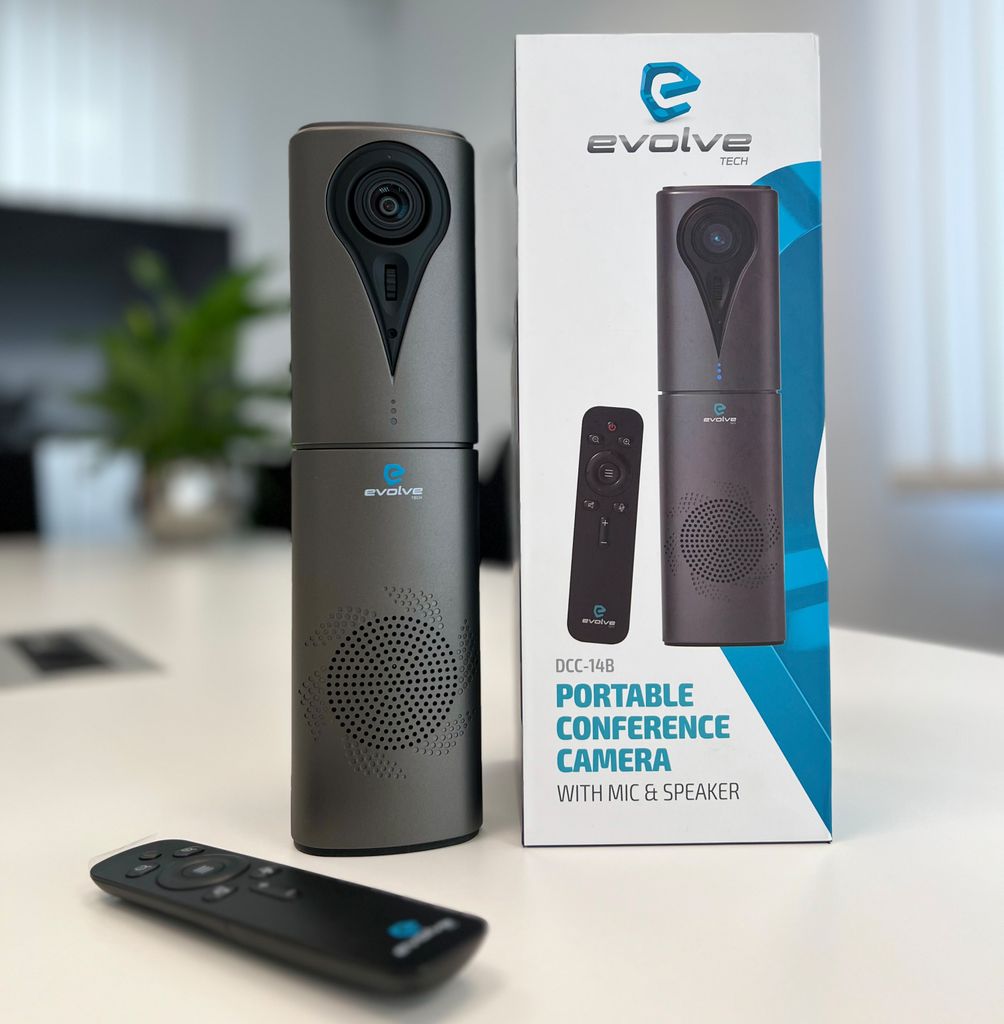Evolve Konferenzkamera mit Mic, Speaker and Remote, 1080P
