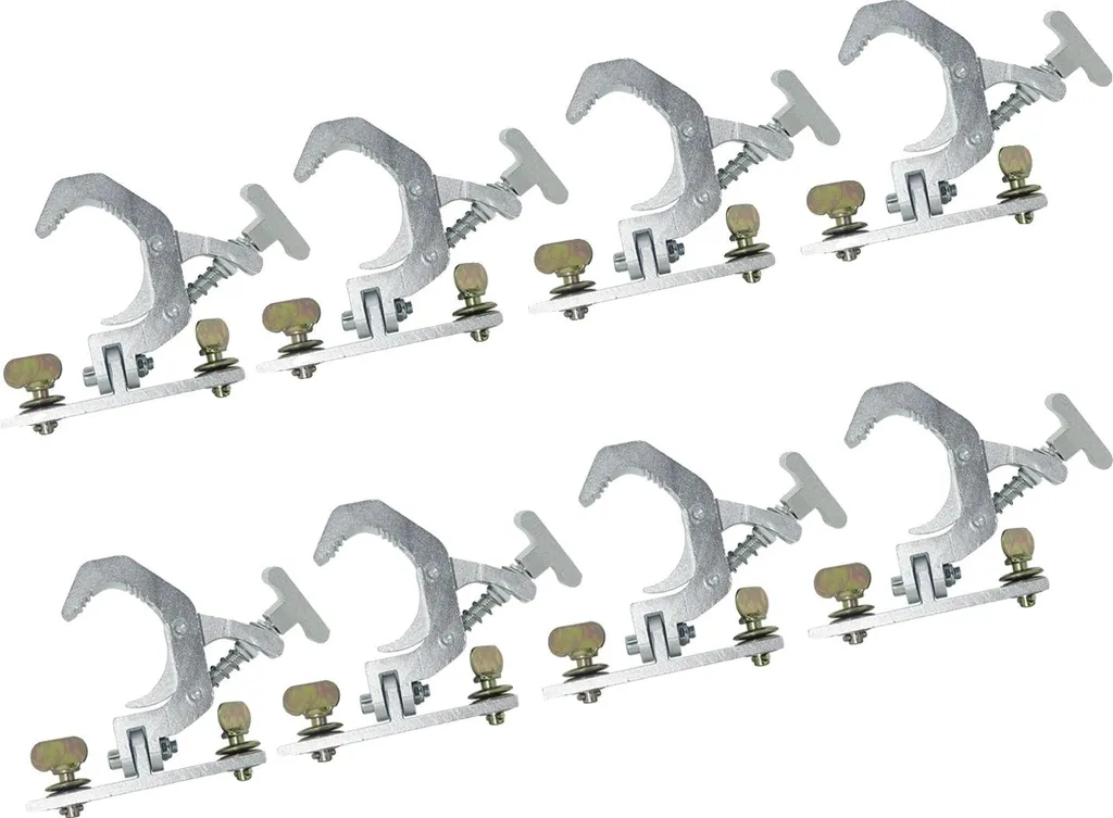 Fixations de scène pour projecteurs et effets lumière lot de 8 pièces