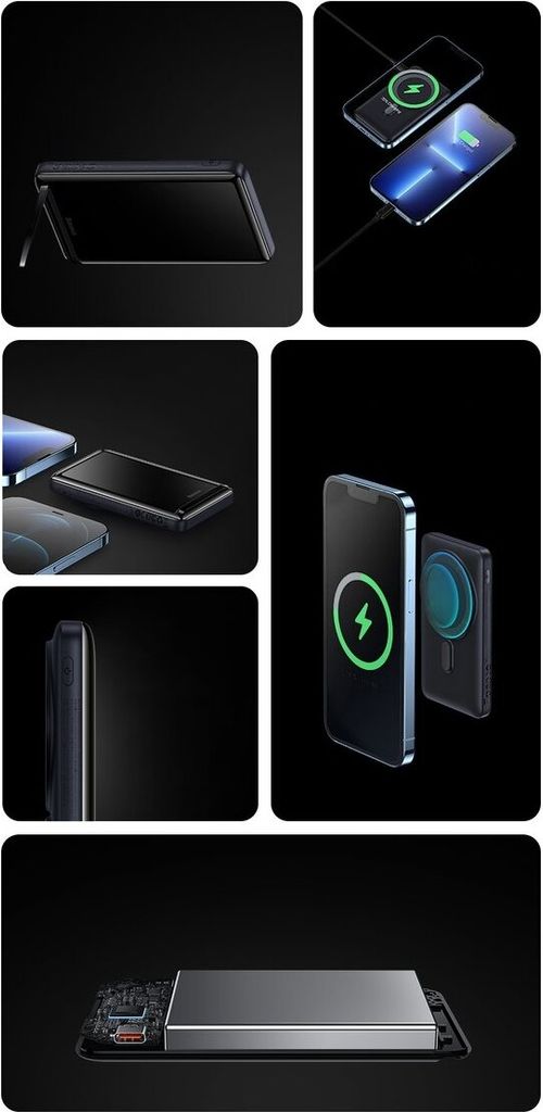 Baseus Magnetic Bracket Power Bank mit Wireless Charging Produktbild 17