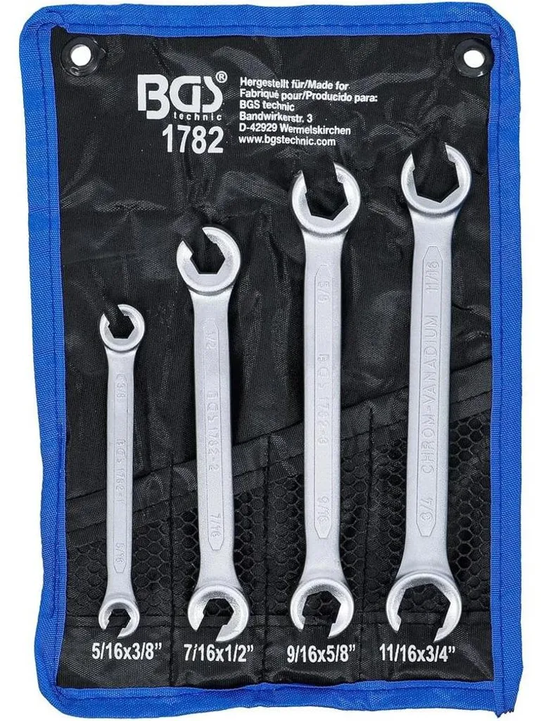 Clés à Tuyauter pour Entretien Freinage et Circuit Hydraulique en Pouce