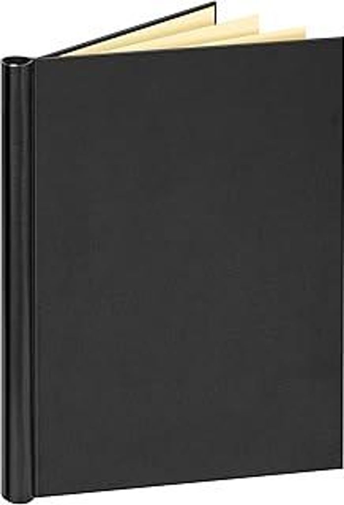 VELOFLEX 4944080 - Klemmbinder DIN A4, mit Ledernarbung, Füllmenge max. 150 Blatt, schwarz, 1 Stück