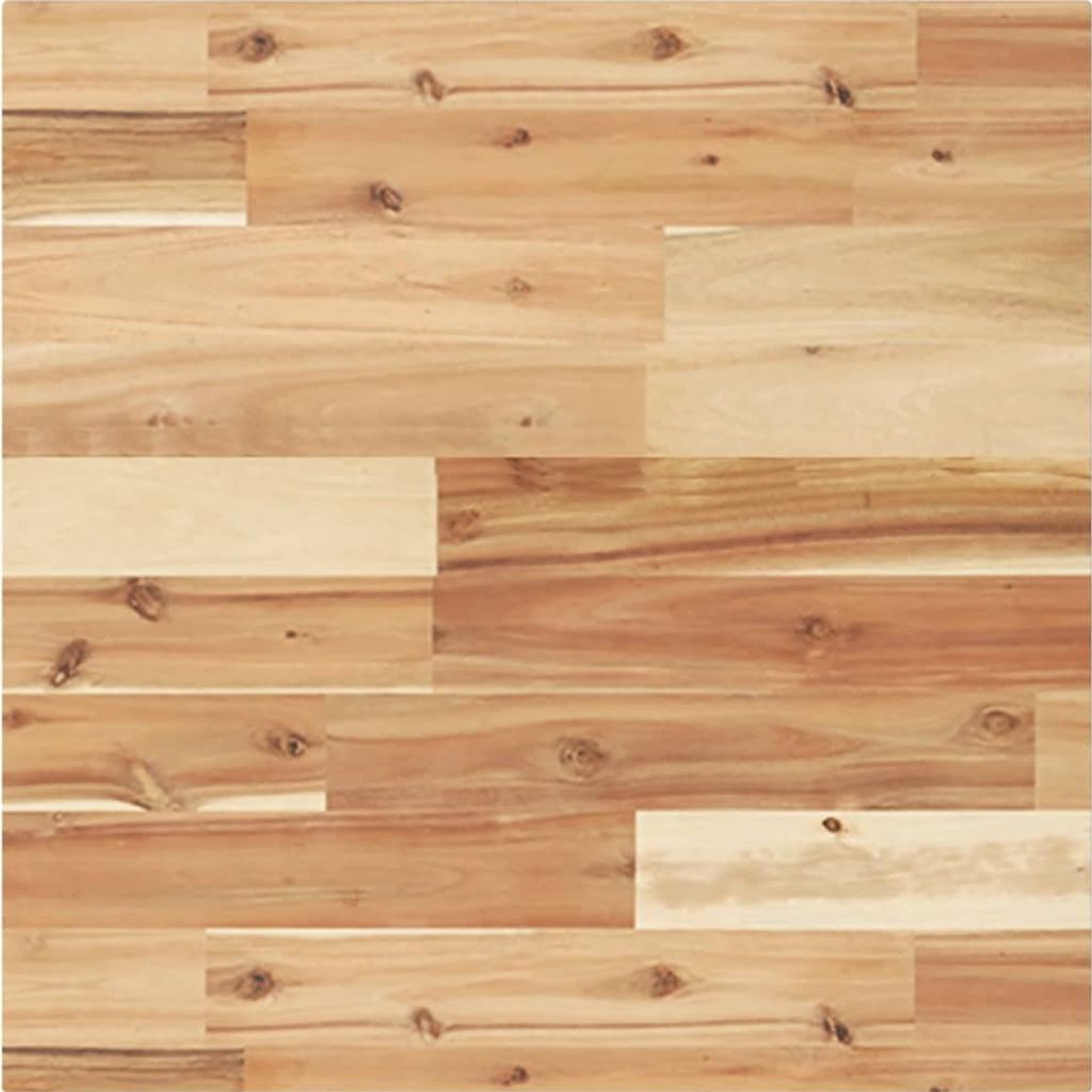 Tischplatte Quadratisch 50x50x2 cm Massivholz Akazie