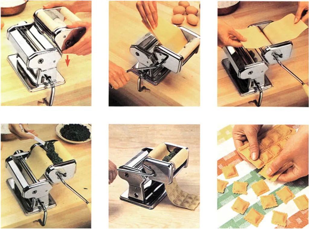 Faire des tagliatelles maison avec l'accessoire Imperia Duplex amovible