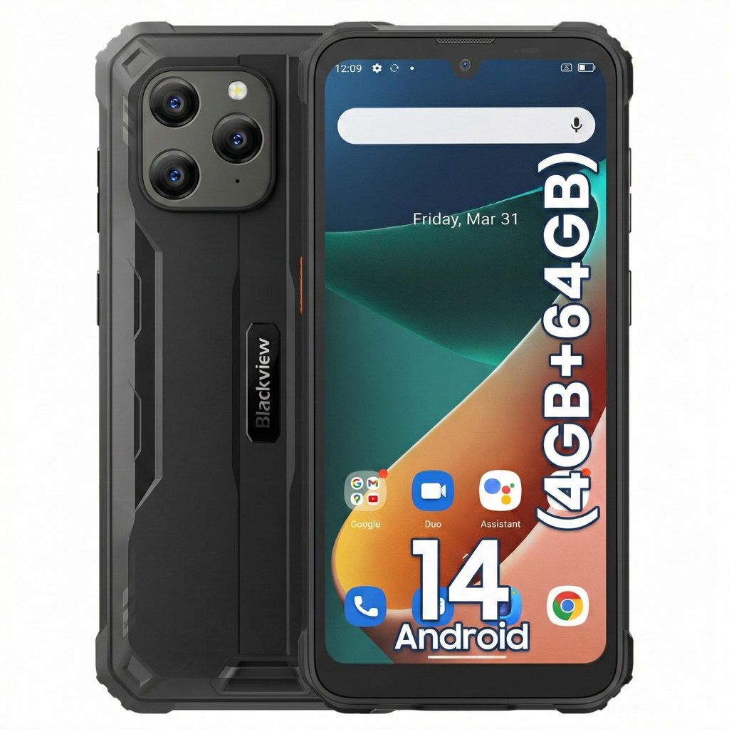 Blackview BV5300 Pro, 4GB+64GB, Android 12 Doke OS 3, Produktbild 