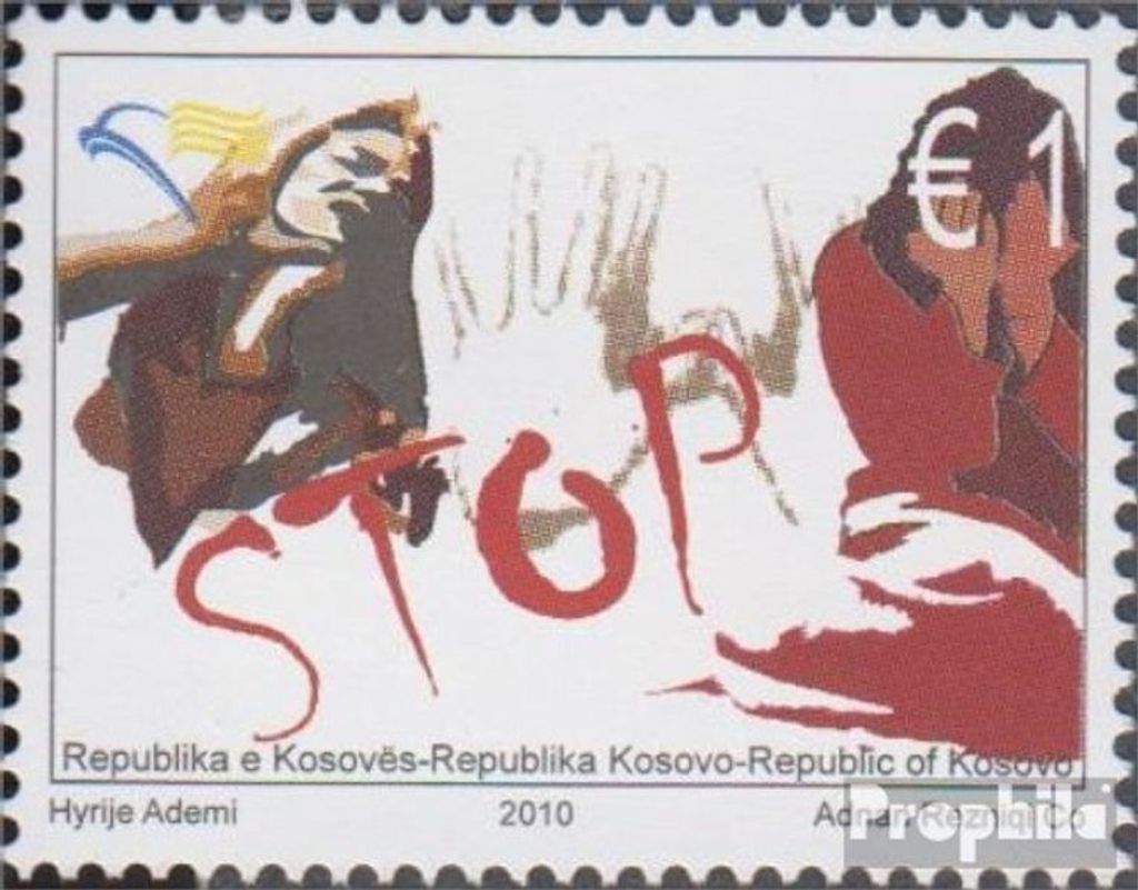 Briefmarken Kosovo 2010 Mi 180 (kompl.Ausg.) postfrisch Gewalt gegen Frauen