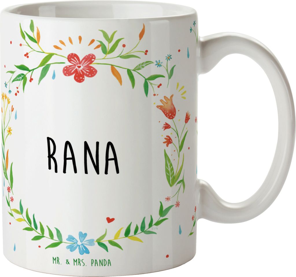Mr. & Mrs. Panda Kaffeetasse Rana - Geschenk, Teetasse, Tasse, Kaffeebecher, keramik, Trinkbecher