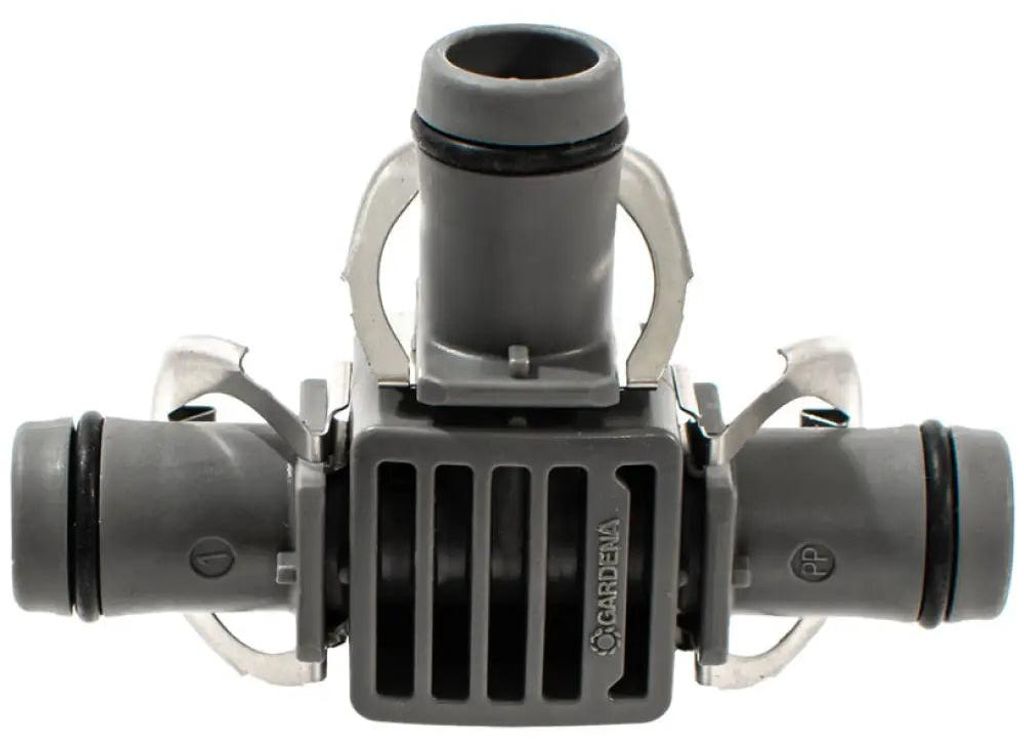 Gardena Micro Drip T-Joint 13 mm (1/2"), Metall, Produktbild 