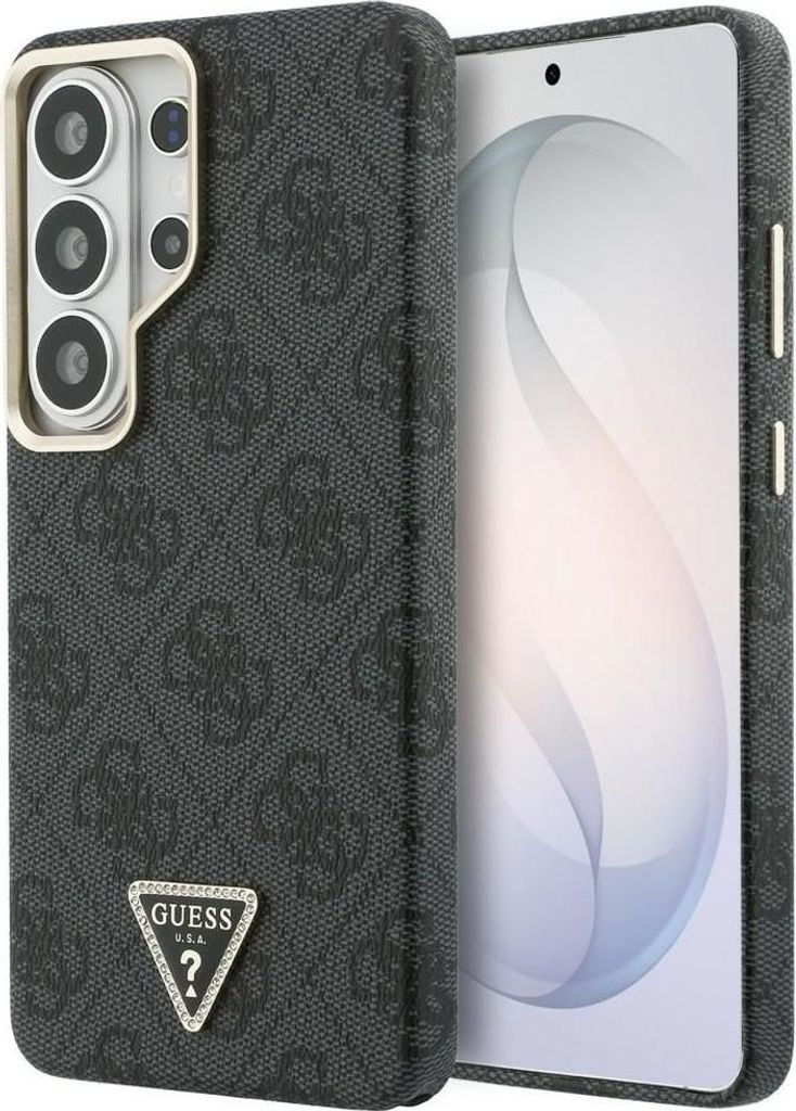 GUESS case passend für SAMSUNG S26 Ultra GUHMS26LP4GTDGMK (4G Triangle Logo kompatibel mit MagSafe) black
