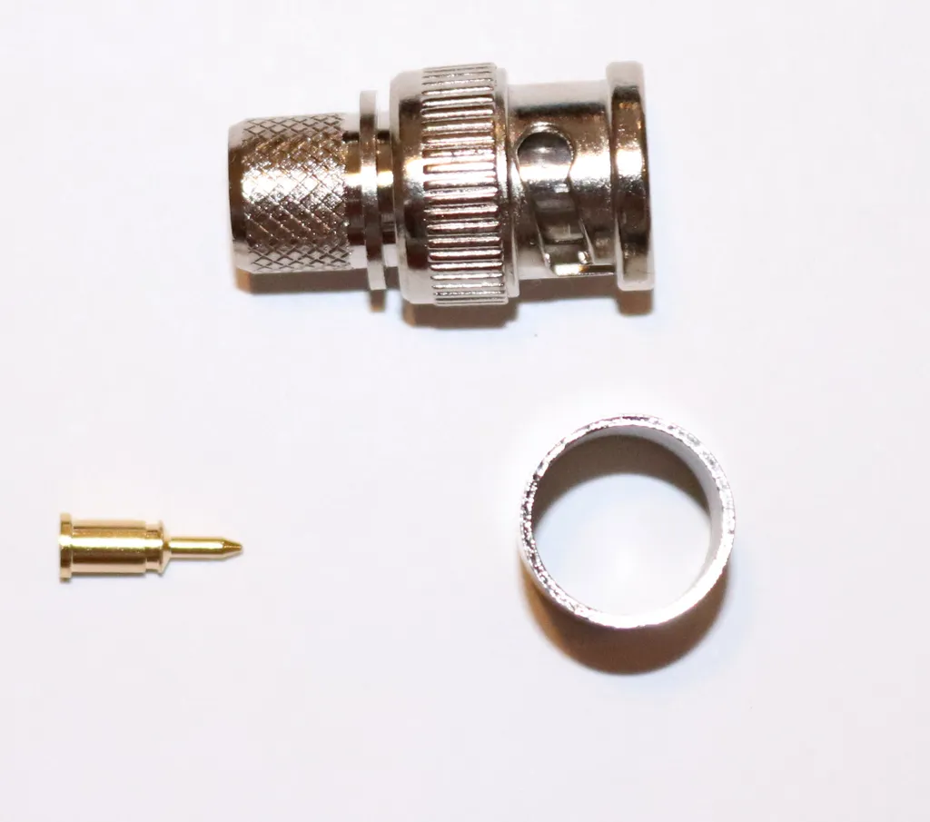 Adaptateur BNC Crimp Faible Perte pour Câble Coaxial H1000 et RF10