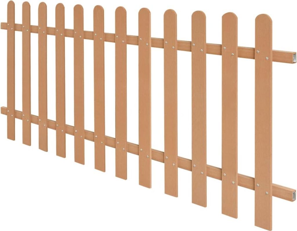 vidaXL Lattenzaun WPC 200 x 80 cm