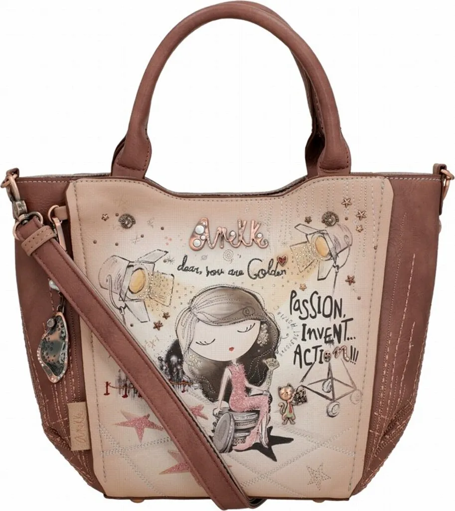 Sac à main Anekke Hollywood Tote Bag multicolore avec bandoulière