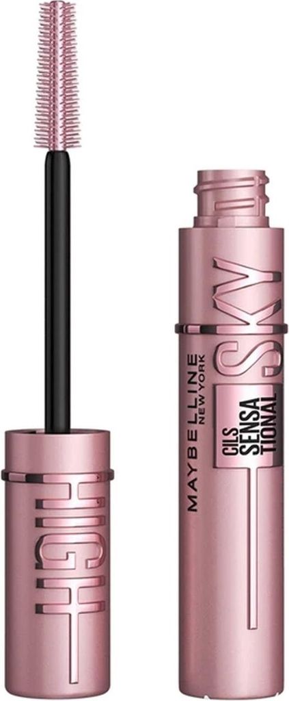 Maybelline Lash Sensational Sky High Mascara Wimperntusche fr verlngerte Wimpern und Volumen Very Black 7,2 ml