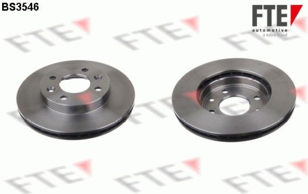 2 Bremsscheiben Vorderachse belüftet Ø 238 mm 20 mm FTE für Produktbild 