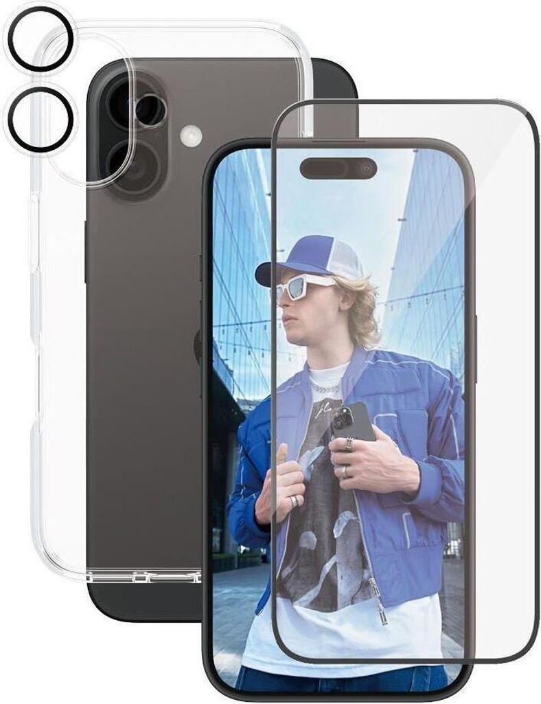PanzerGlass CARE by PG 3-in-1 Bundle iPhone16 6.1 (B1353+2861+1285)