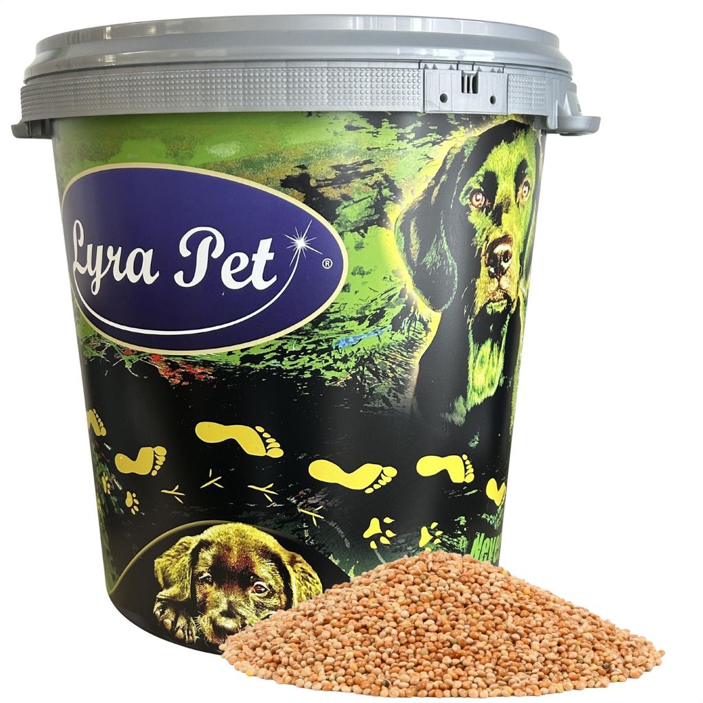 10 kg Lyra Pet® Hirse weiß gelb lose in 30 L Tonne Produktbild 