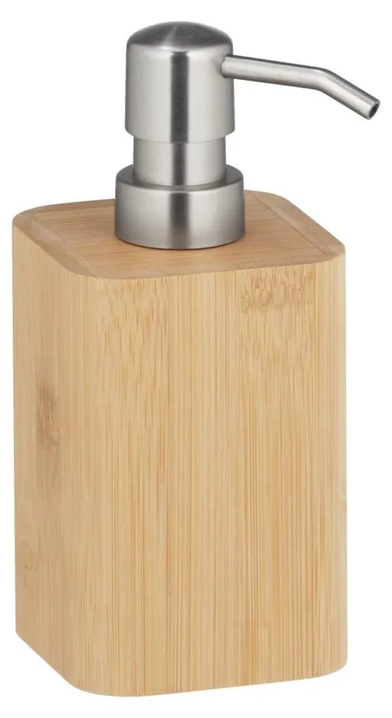 Distributeur de savon anti-gaspillage en bambou flacon pompe solide