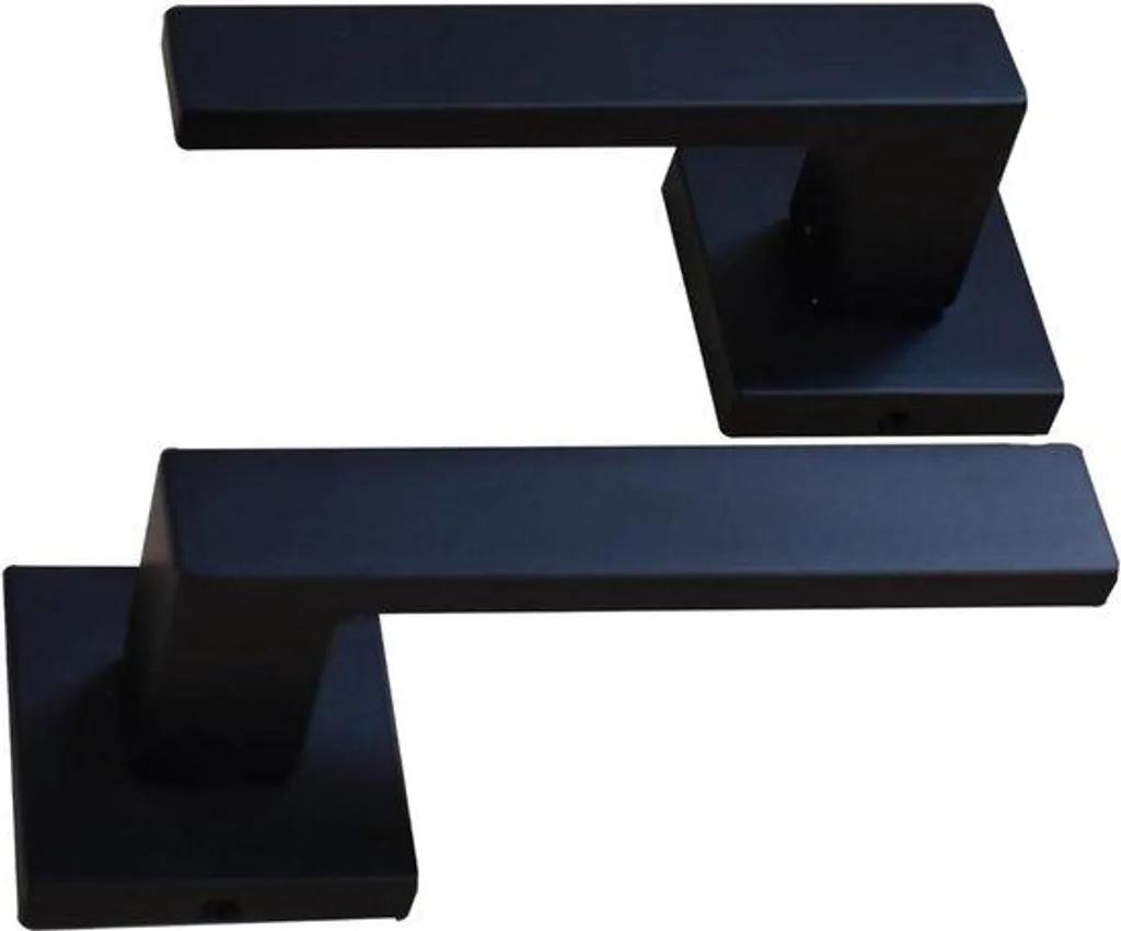 Poignée de porte Tenorio noire pour décoration intérieure industrielle