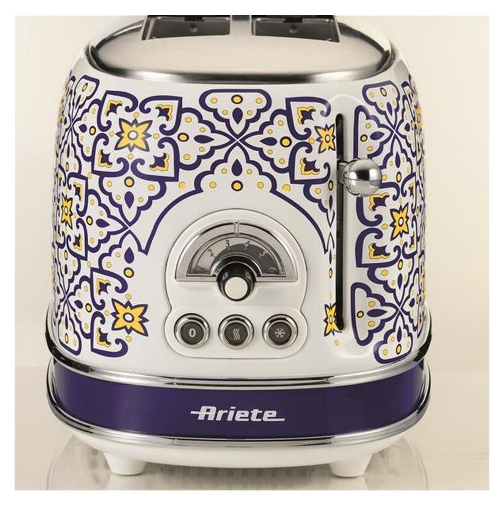 Ariete 0155/1C, 2 Scheibe(n), Blau, Weiß, Metall, 810 W, Produktbild 