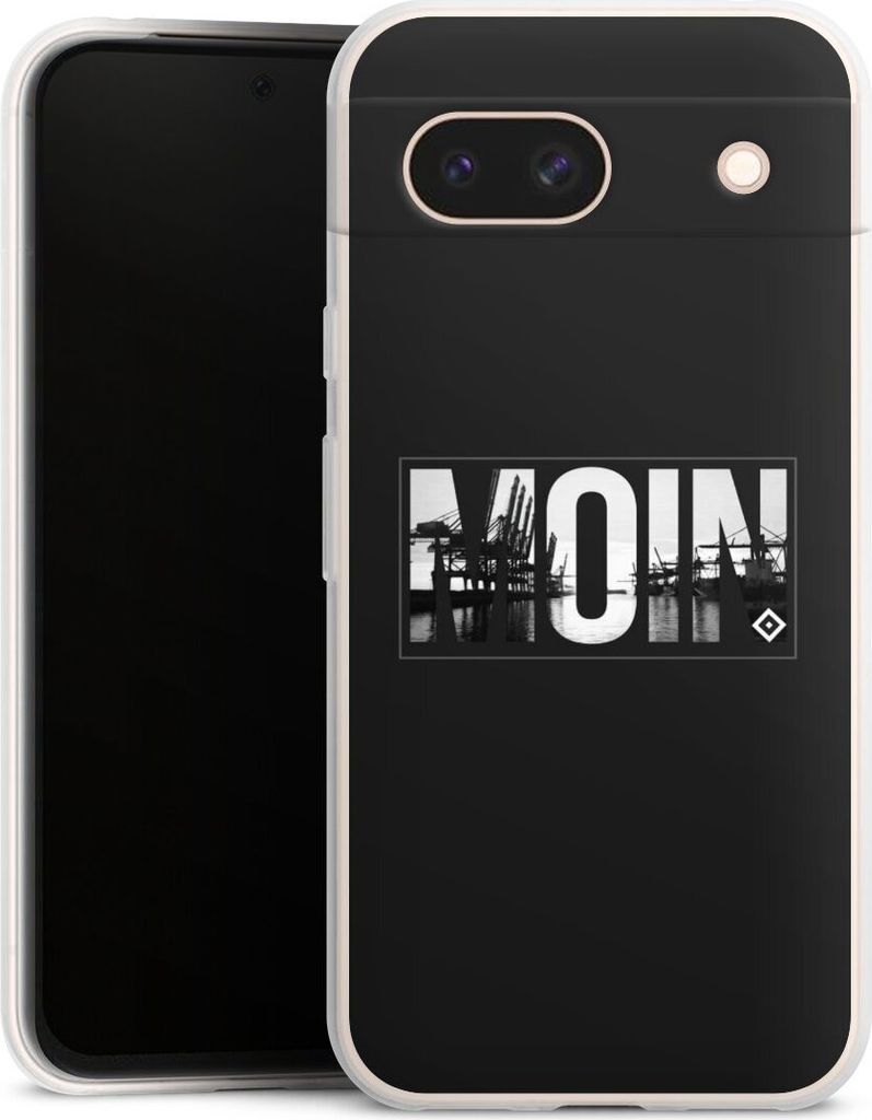 DeinDesign Slim Hülle für Google Pixel 8a Silikon Case Ultra Dünn Handyhülle HSV Hamburger SV Offizielles Lizenzprodukt