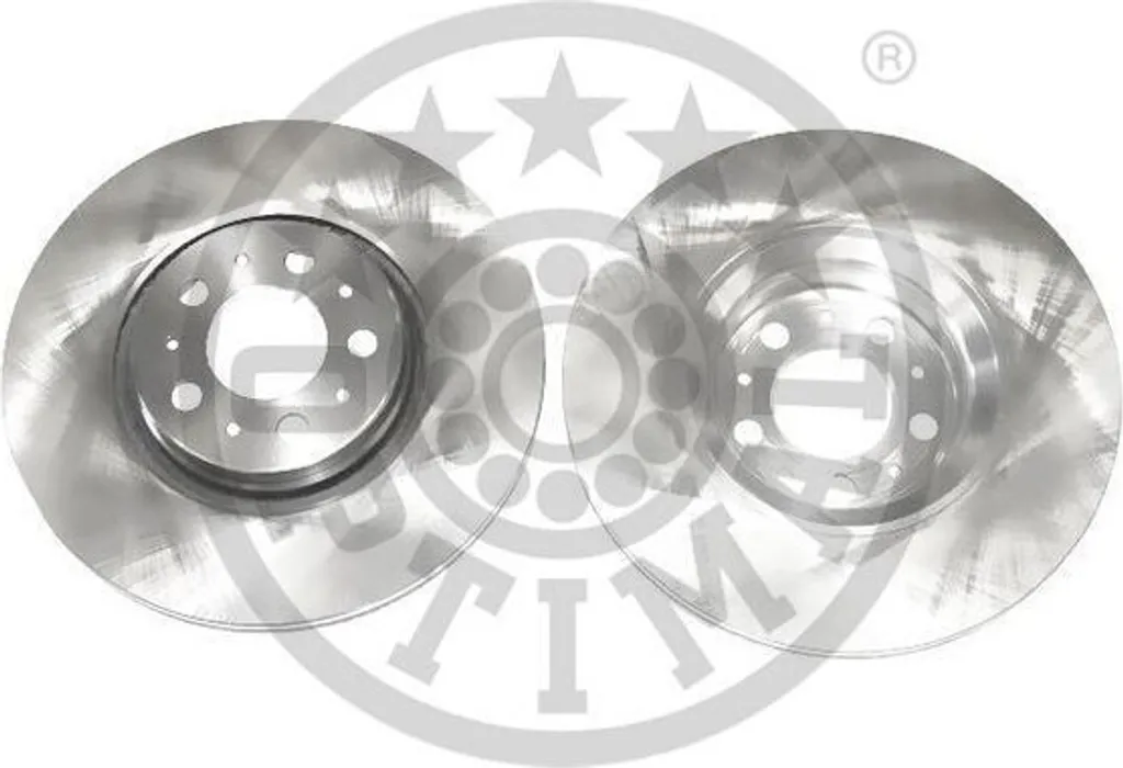 Paire de disques de frein avant ventilés 316mm pour Volvo XC90 et S60