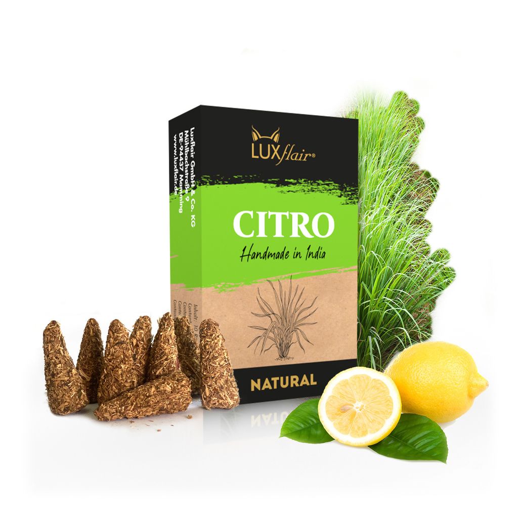 Natürliche Räucherkegel Citronella - NATURAL CITRO