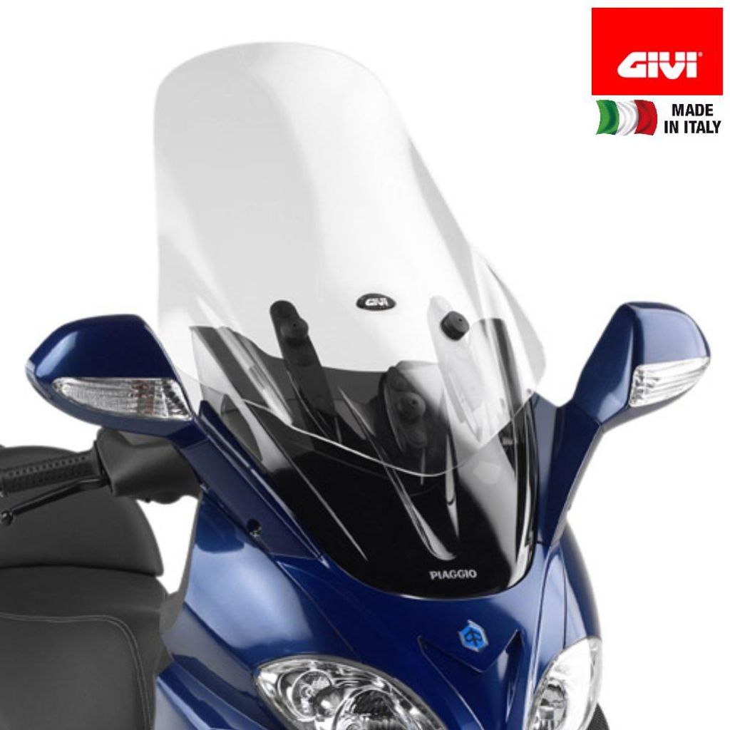 Parabrezza GIVI trasparente intercambiabile 65x50cm per Immagine del prodotto 