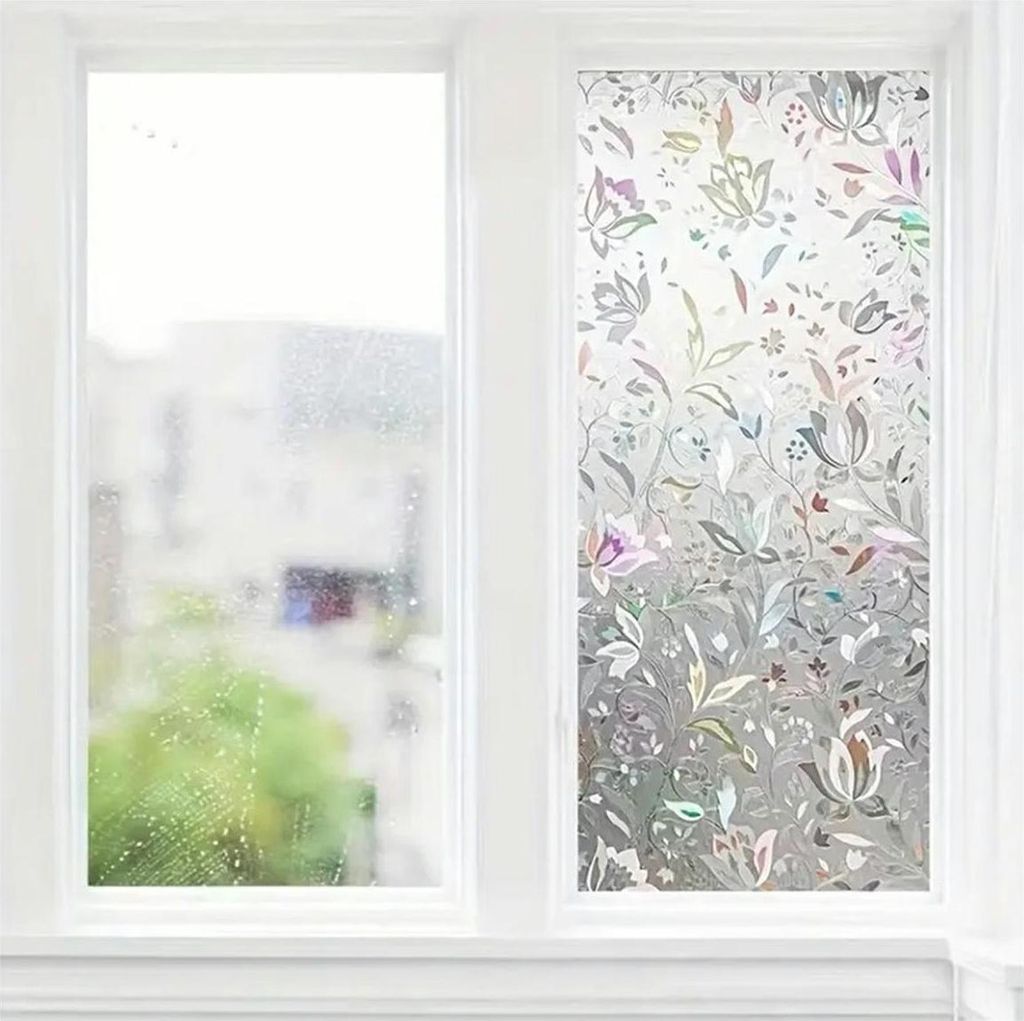 2X Signally Adhesive Wrap-Around Fensterfolie 45X200Cm Blume
