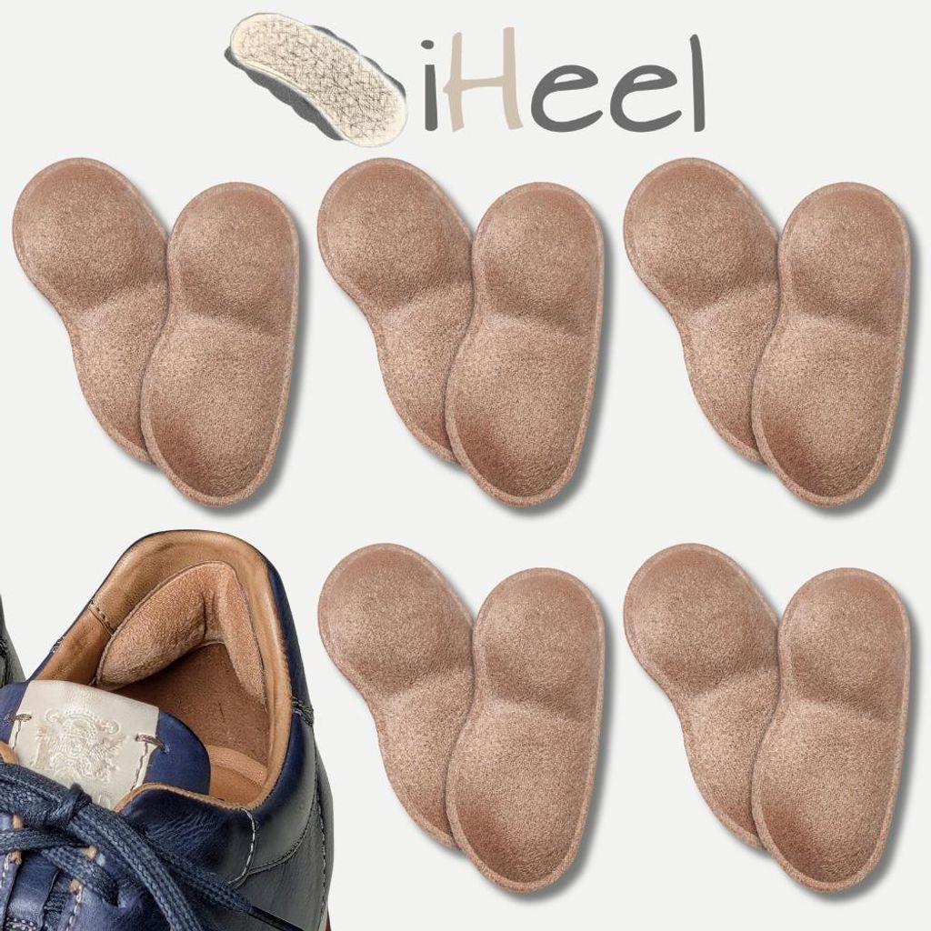 iHeel® Pads - 5er-Pack(10 Stück) - ​Blasen- & Fersenschutz Produktbild 