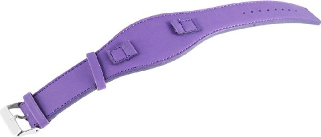 Basic Kunstleder Unterleg-Armband 811338000010 in lila 10 mm