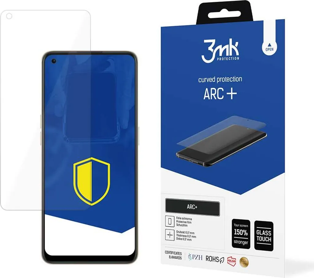 3mk ARC+ protezione dello schermo per Oppo Reno 8 5G 0,17mm Self-Heal
