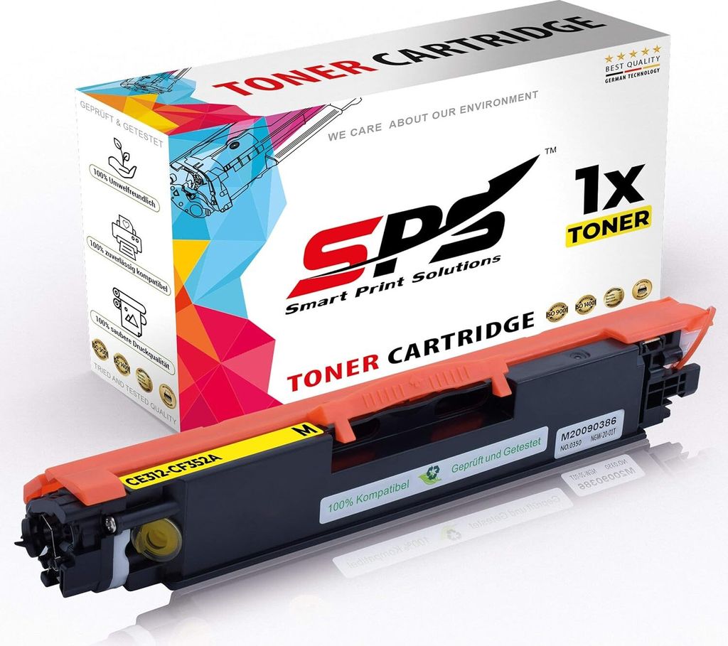 CE312A / 126A Toner Kompatibel für HP Laserjet Pro 200 color M 275 T | 1x Gelb