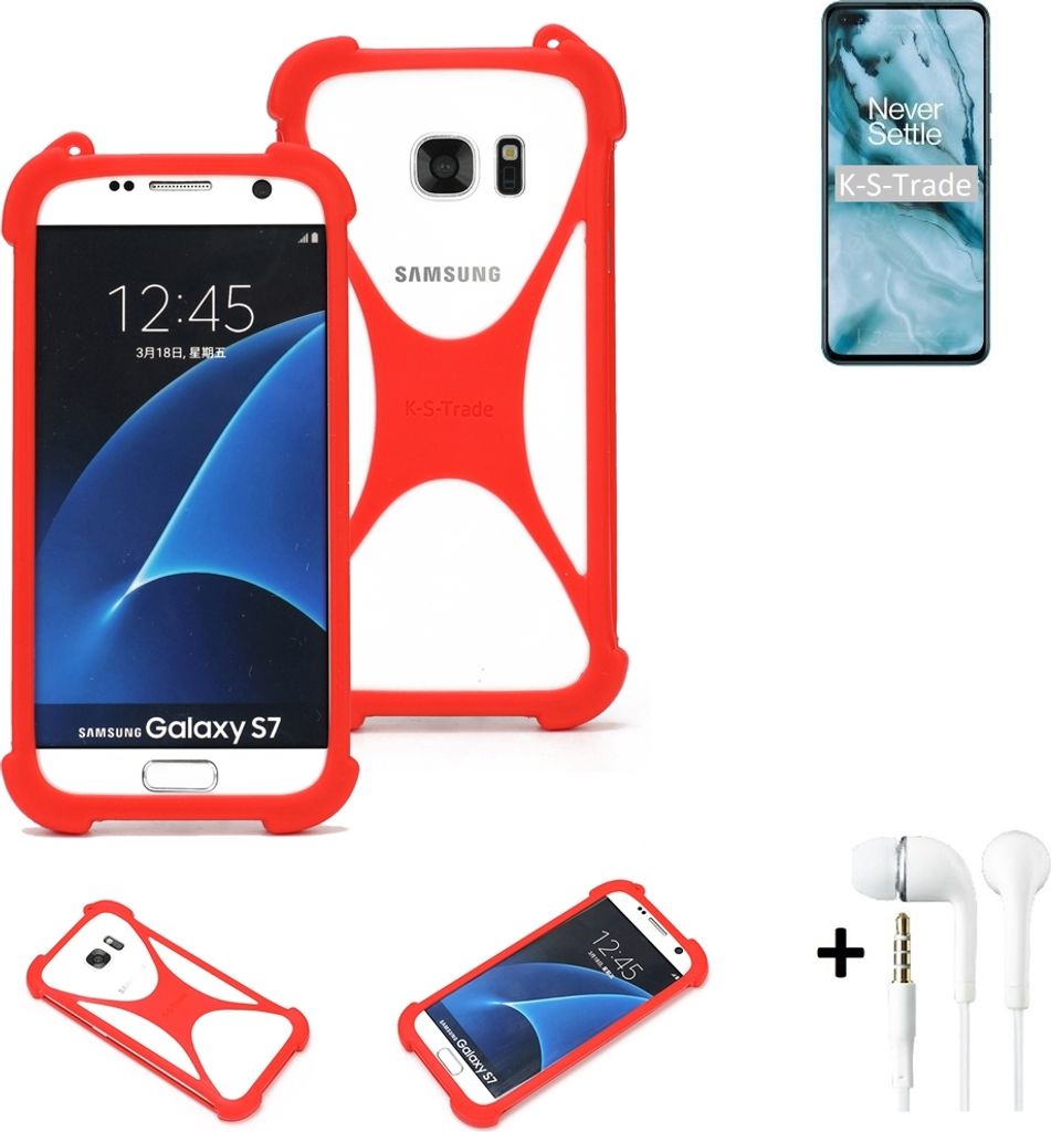 Handy-hülle + Kopfhörer kompatibel mit Nokia C3 Schutz-hülle Bumper Silikon Schutz Hülle Cover Case Silikoncase Silikonbumper TPU Softcase