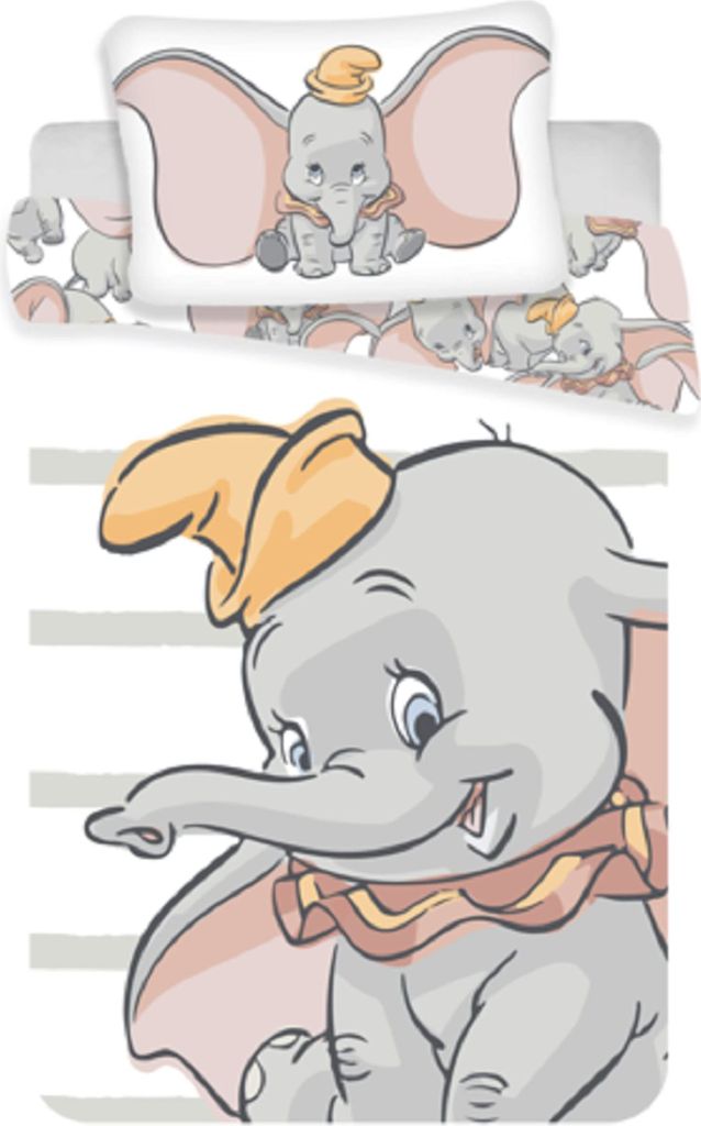 Súprava posteľnej bielizne Disney Dumbo 2-dielna 100% Obrázok produktu 1