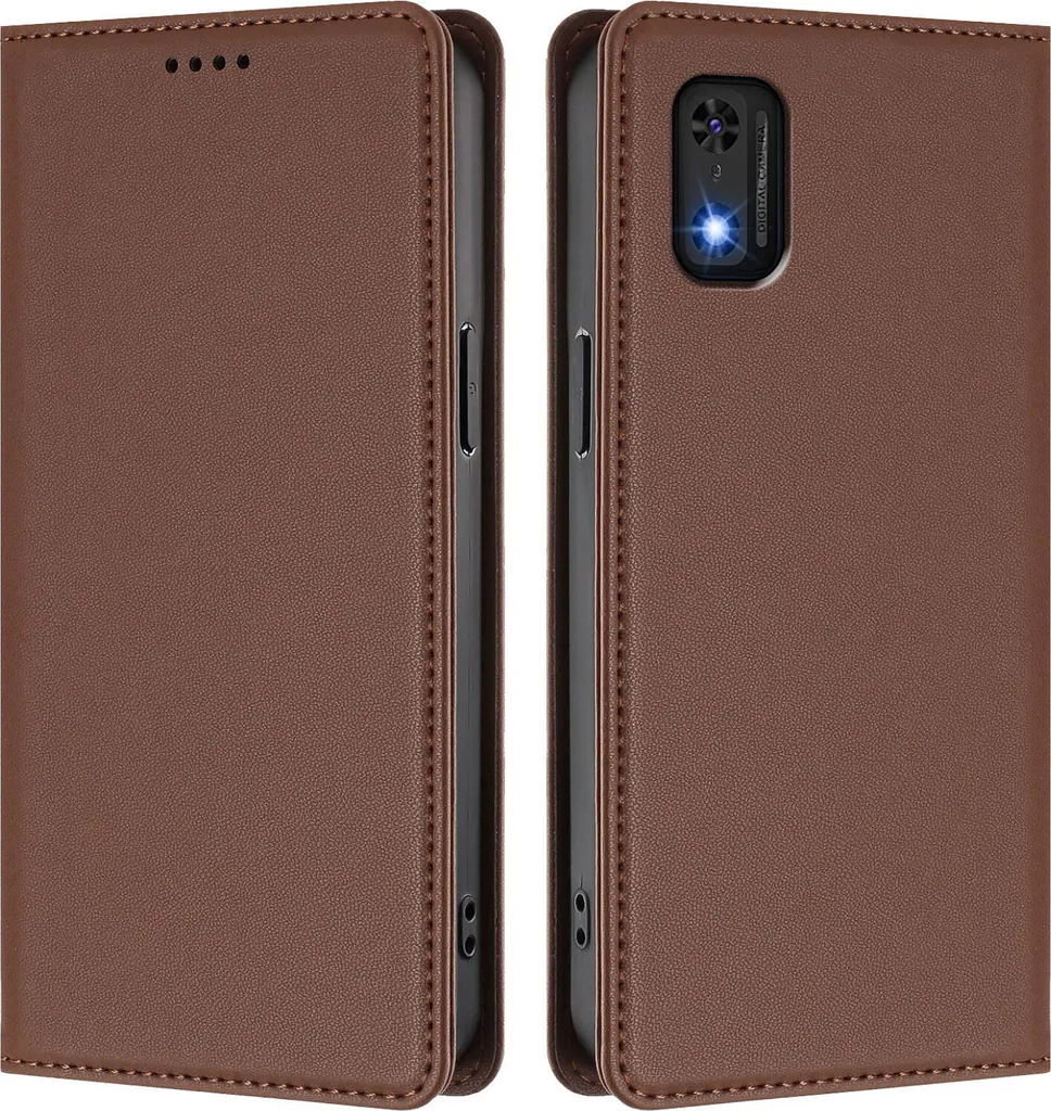 Custodia Protettiva itel A23 Pro / Tecno Pop 5c - Portafoglio Marrone