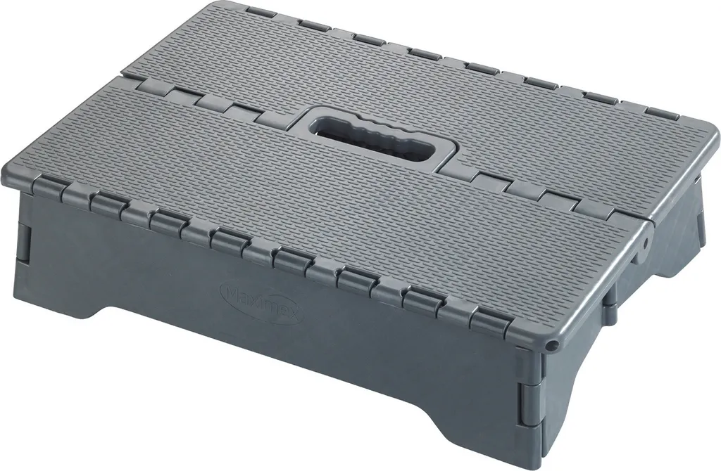 WENKO Step Secura Sgabello pieghevole grigio per vasca da bagno da 250 kg Aiuto all'accesso