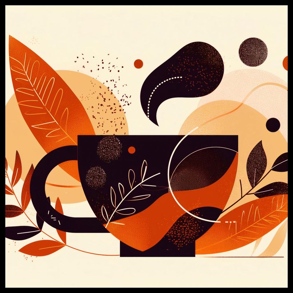 Plakat 80x80cm Fächer der Wärme