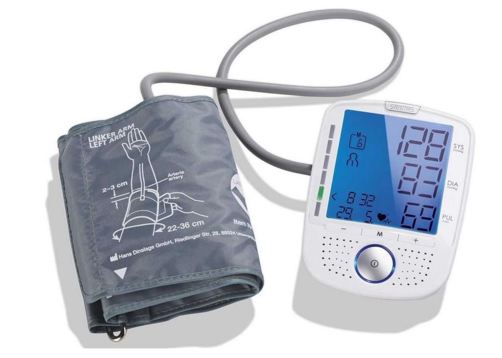 Sanitas Oberarm-Blutdruckmessgerät SBM52 mit Sprachausgabe Produktbild 