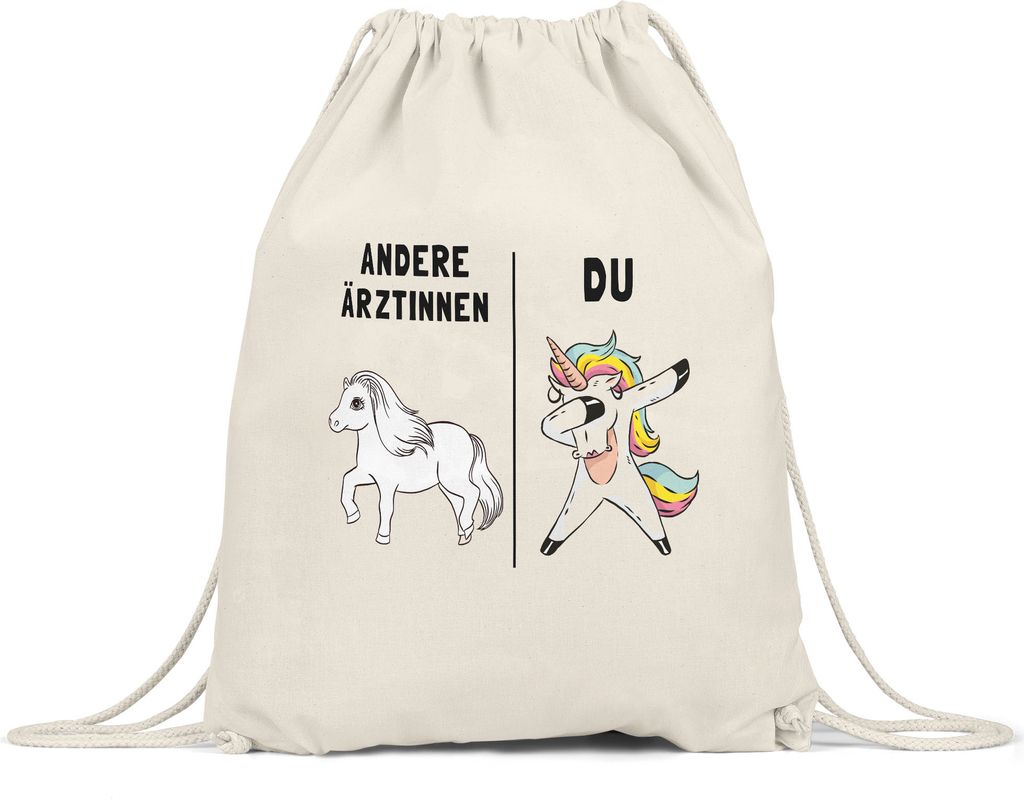 Andere Ärztinnen Du Turnbeutel Gymsack Lustig Ärztin Doktor Dr Einhorn Kollegin Abschiedsgeschenk Rente Dankeschön