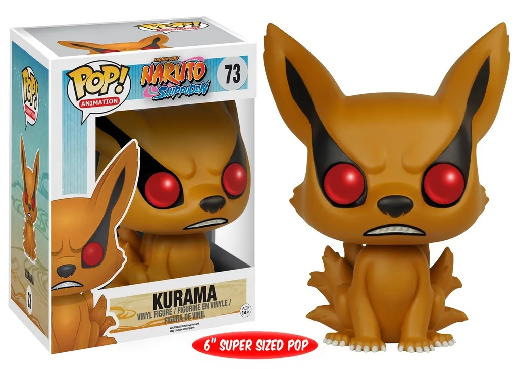 Déco Chambre Geek : Figurine Funko Pop! Naruto Kurama 15cm pour Vitrine