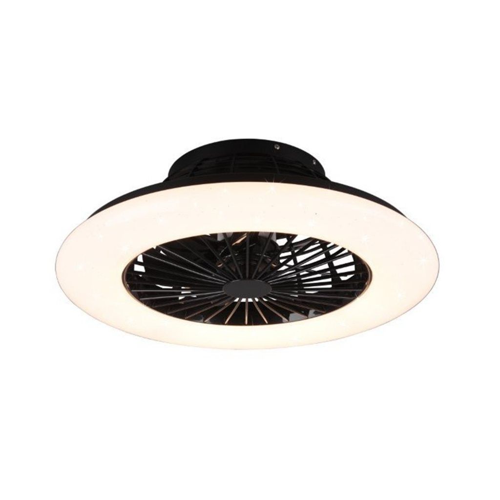 TRIO Trio Stralsund -LED-tuuletinvalaisin 50 cm, 30 W, Produktbild 