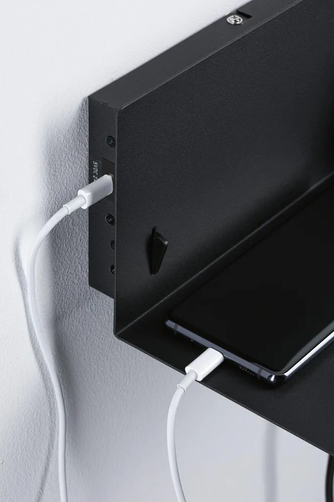 Paulmann Bundle Devara Applique Murale LED avec Port USB et Tablette