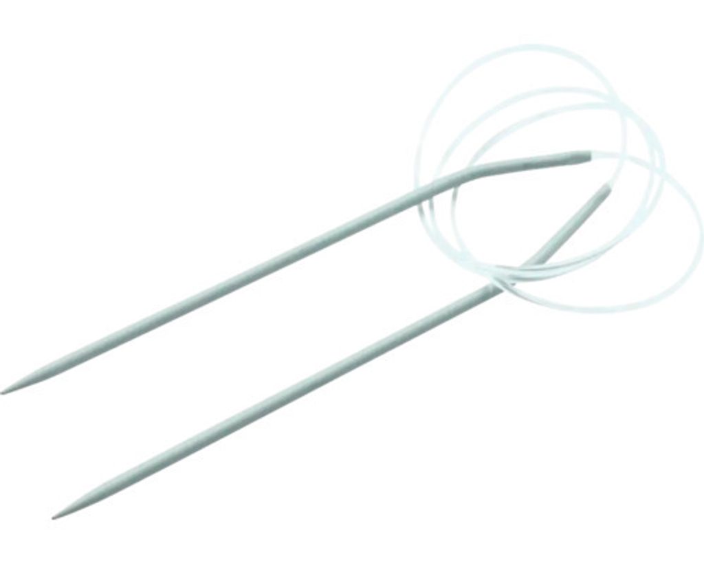 Rundstricknadeln mit flexiblem Kunststoffband, 80 cm Länge und 3,5 mm Stärke
