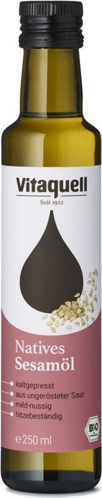 Huile de sésame - vierge pressée à froid 250ml Image du produit 