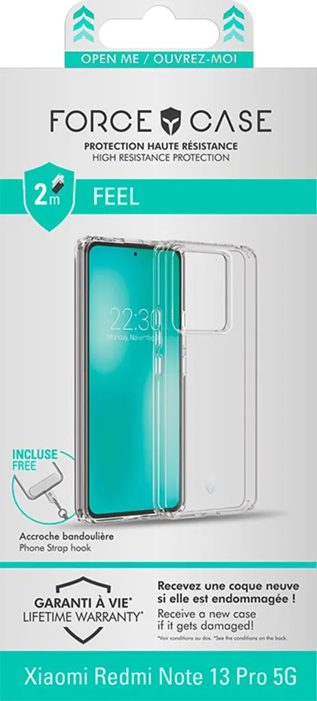 Custodia Trasparente Redmi Note 13 Pro Force FEEL - Design e Sicurezza - 5