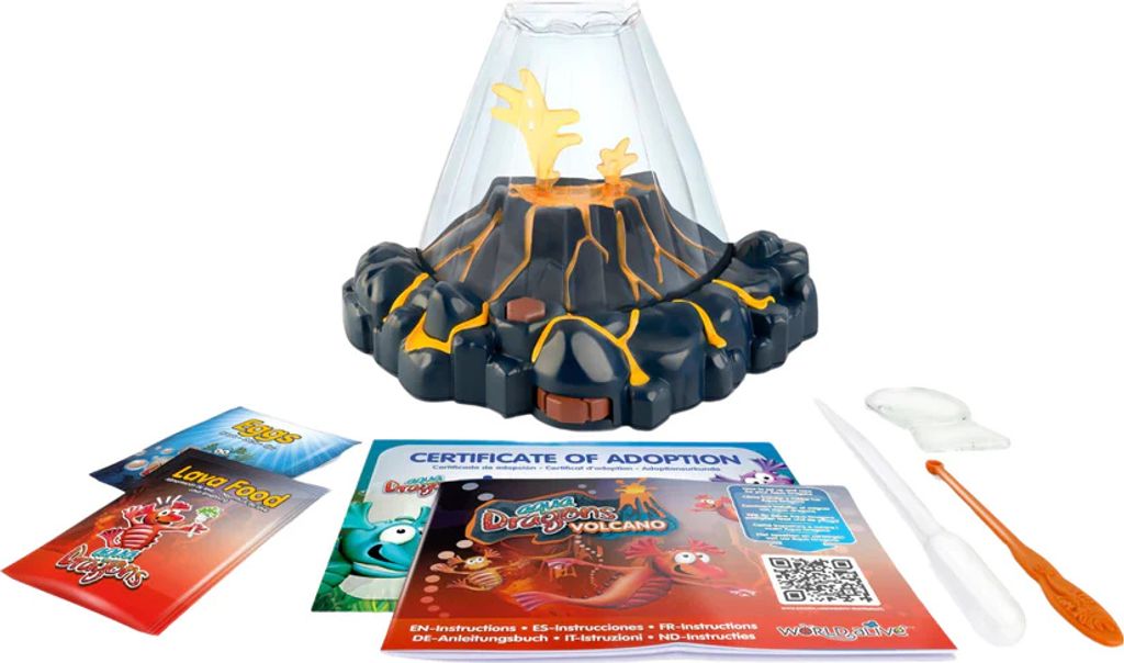 Lernspielzeug RED Aqua Dragons Volcano: Flickering Lava led Produktbild 