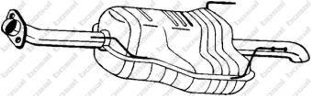 Bosal Endschalldämpfer 185-459