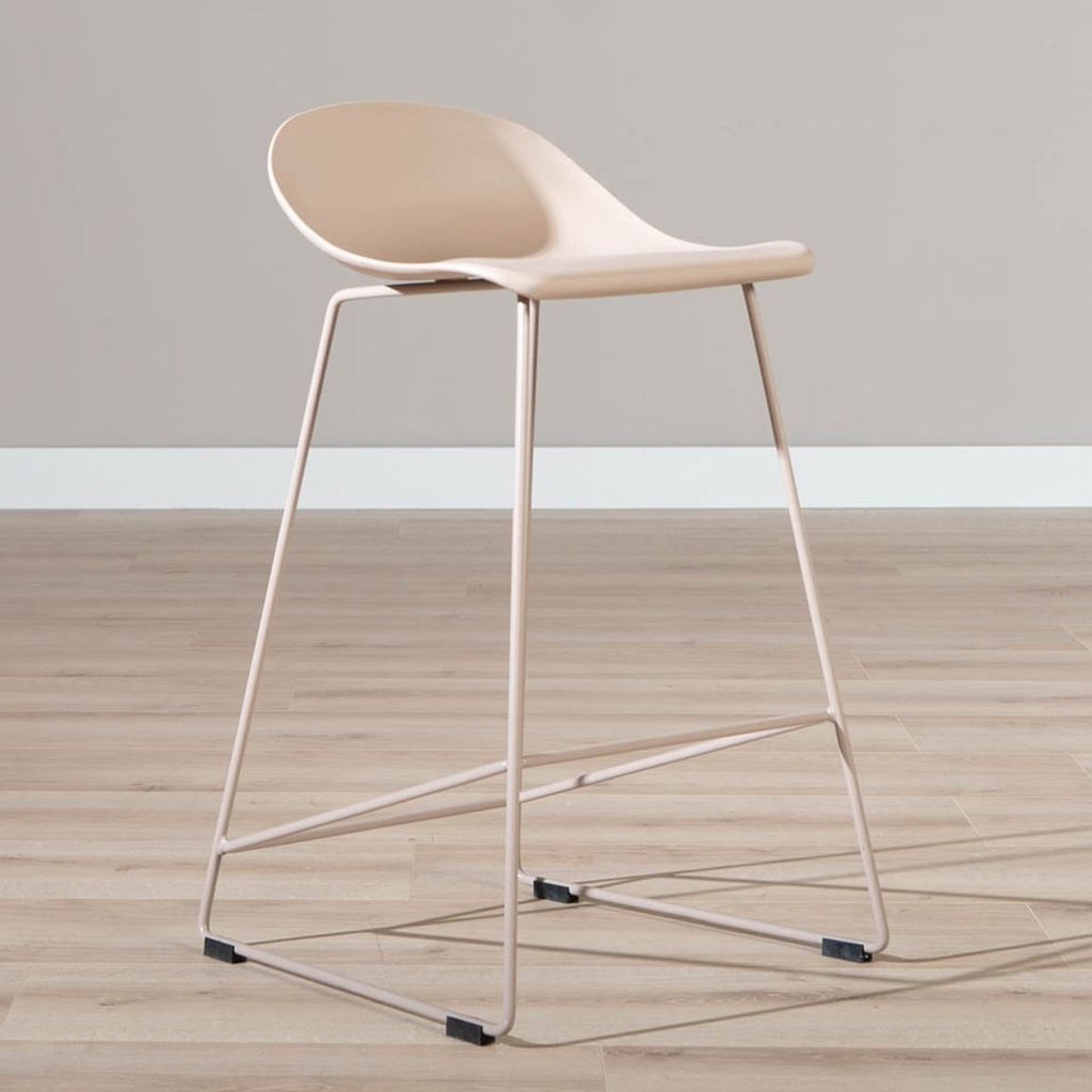 Bronx71 Skandinavischer Barhocker Ellen taupe 66 cm