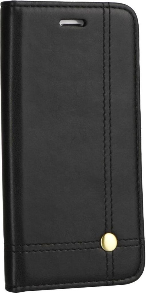 König Design Hülle kompatibel mit Apple iPhone 12 Pro Kunstleder Handyhülle - Handy Case Schwarz