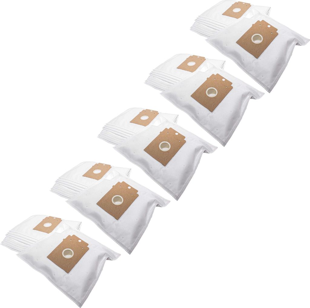 vhbw 50x Staubbeutel kompatibel mit Base BA 2001 Staubsauger - Typ K 27cm x 21cm Weiß